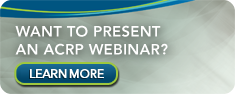 Submit an ACRP Webinar Proposal