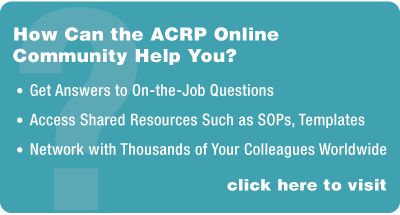 Visit the ACRP Online Community
