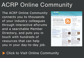 Visit the ACRP Online Community