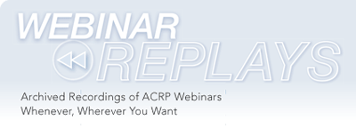 Webinar Replays