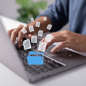 Image of man using laptop